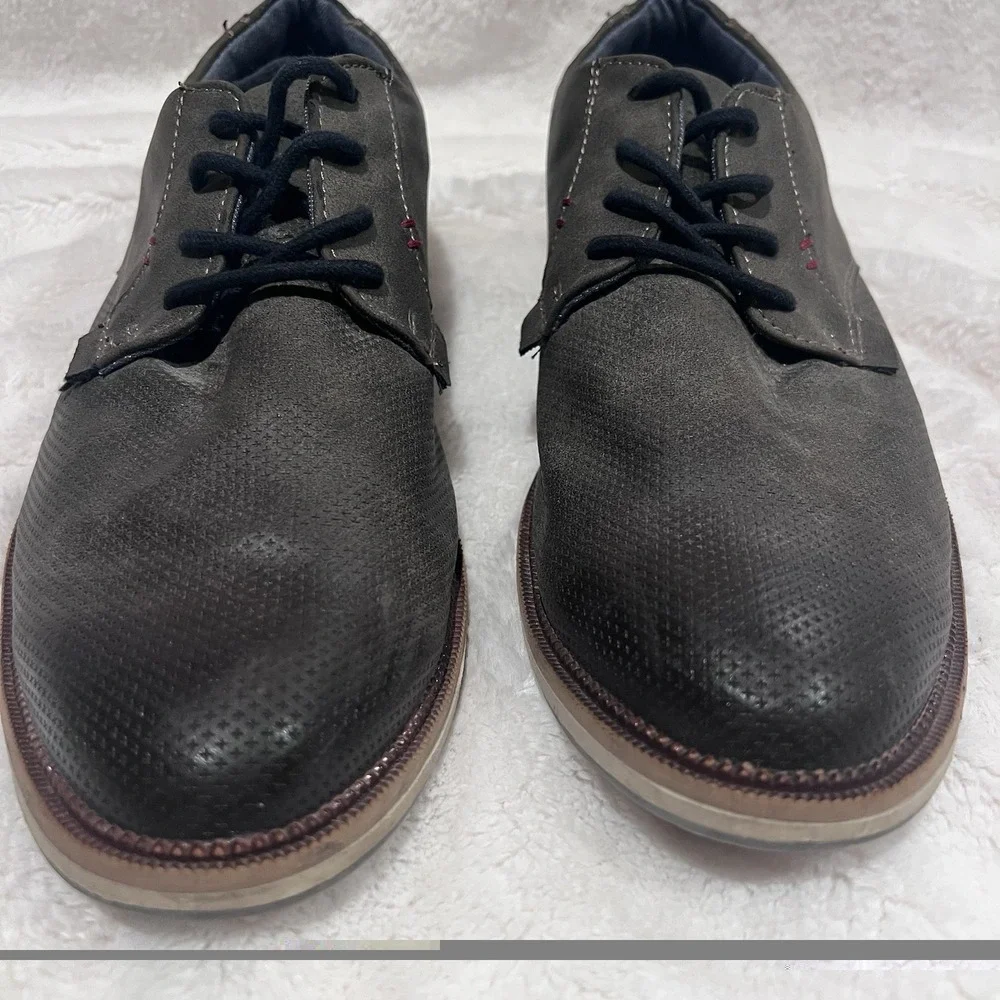 London Underground Chunky Brogue Brown Lace Up Dress Shoes‎ Men's USA 9 M EC